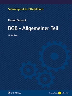 cover image of BGB-Allgemeiner Teil
